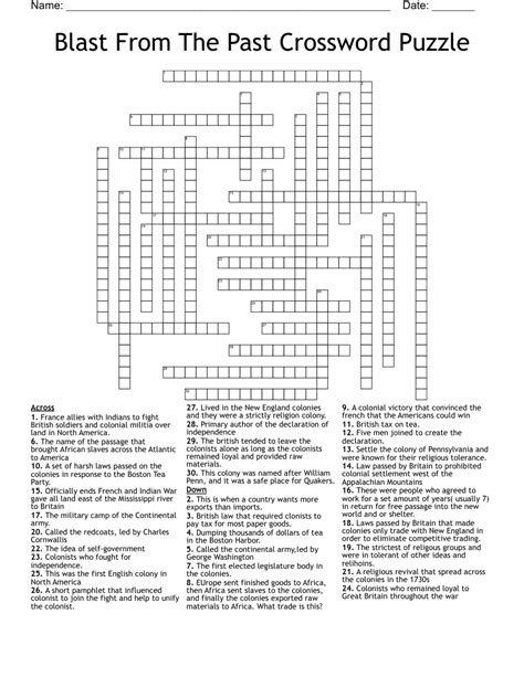 lead on crossword clue|blast from the past crossword clue.